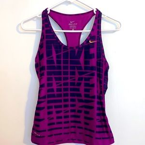 NIKE Dri-Fit Racerback Tank Top Running Sports Bra